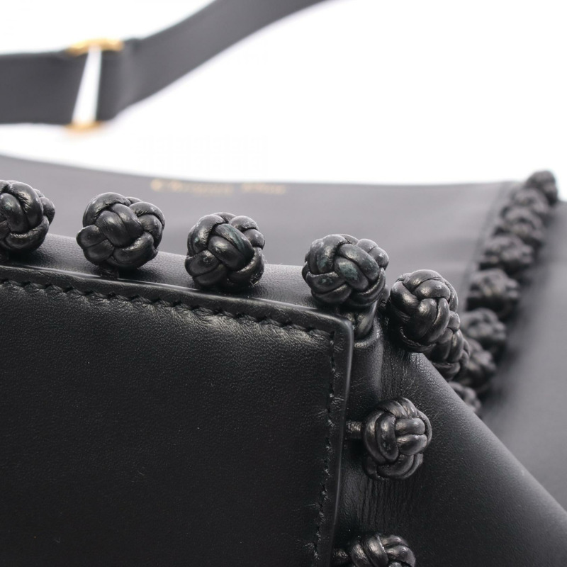 Christian Dior 黑色皮革水桶肩背包（二手女款）-7