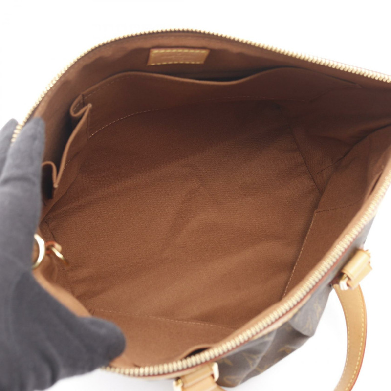 路易威登 Palermo PM 單肩手提包 M40145 Monogram 帆布 棕色 二手 LV-2