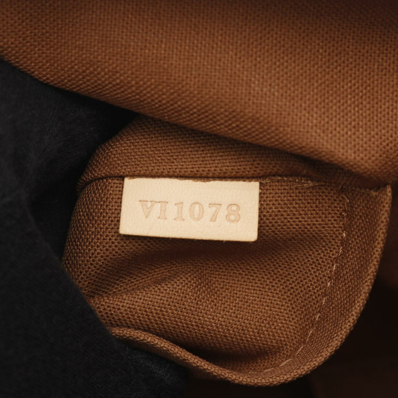 路易威登 Palermo PM 單肩手提包 M40145 Monogram 帆布 棕色 二手 LV-4