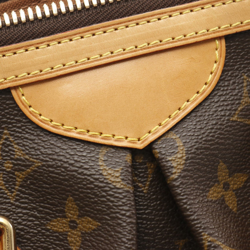 路易威登 Palermo PM 單肩手提包 M40145 Monogram 帆布 棕色 二手 LV-5