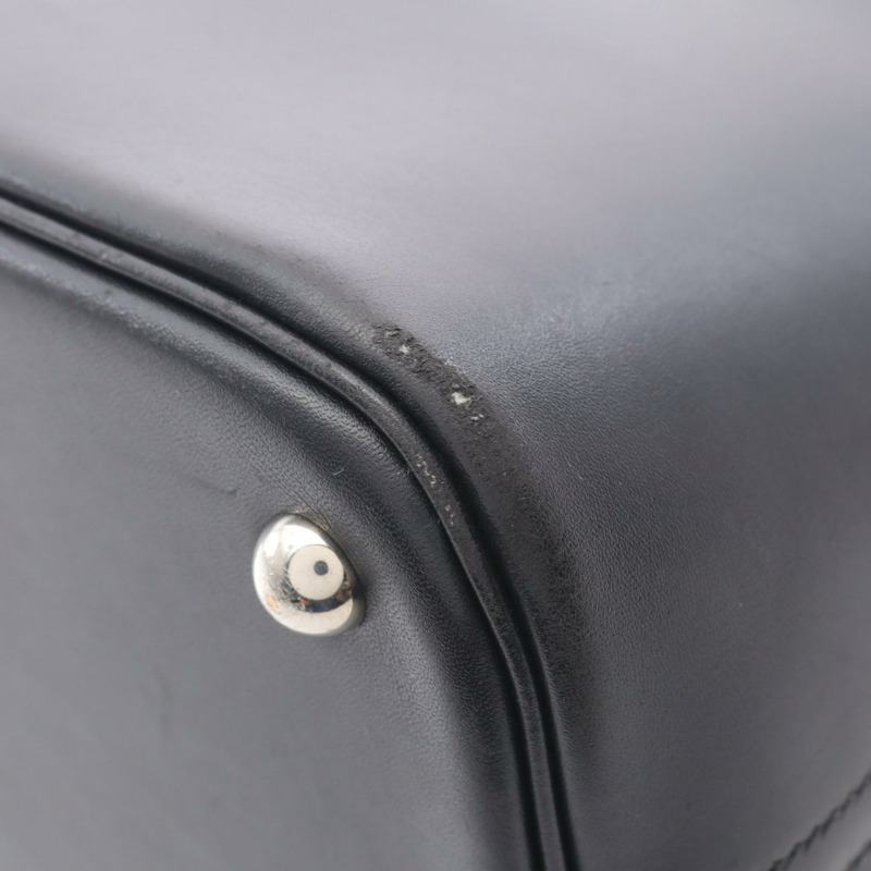 愛馬仕 Bolide 35 手提包,黑色,盒式小牛皮,二手,女士,帶五金配件,無肩帶-6