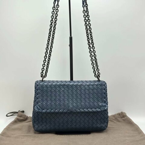 BV olimpia經典編織肩背斜背包 24*17*9 98新配件塵袋