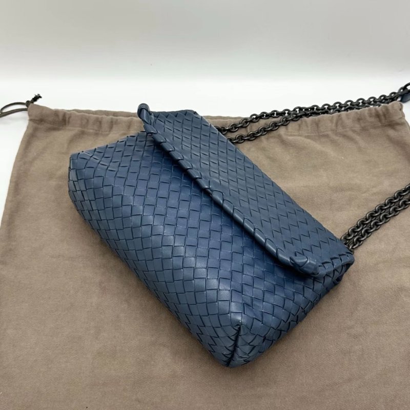 BV olimpia經典編織肩背斜背包 24*17*9 98新配件塵袋-2