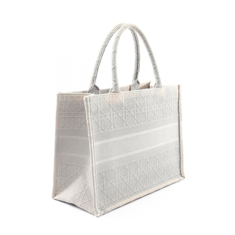 Christian Dior BOOK TOTE 中型帆布手袋 灰色 二手 女士 CD-1