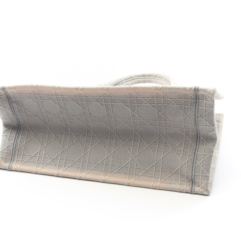 Christian Dior BOOK TOTE 中型帆布手袋 灰色 二手 女士 CD-6