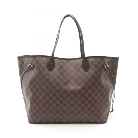 路易威登 Neverfull GM 單肩手提包 N51106 Damier 帆布 Ebene 二手 LV
