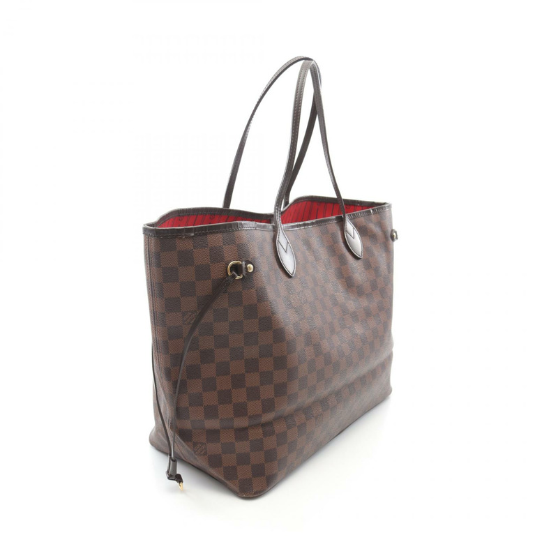 路易威登 Neverfull GM 單肩手提包 N51106 Damier 帆布 Ebene 二手 LV-1