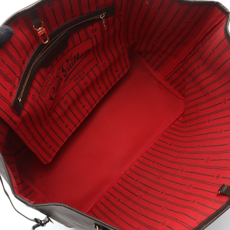 路易威登 Neverfull GM 單肩手提包 N51106 Damier 帆布 Ebene 二手 LV-2