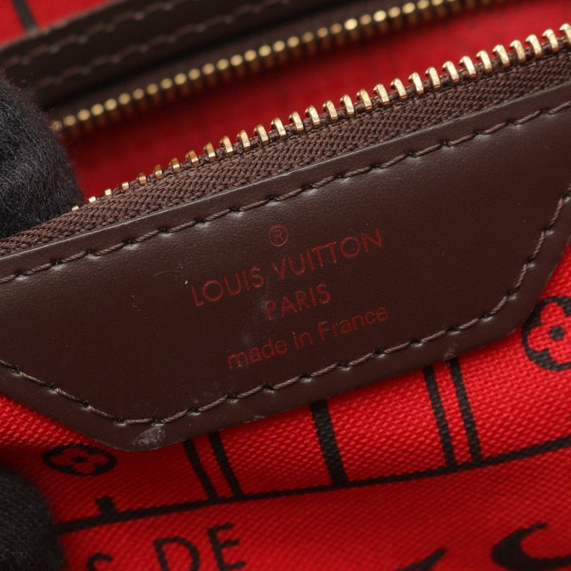 路易威登 Neverfull GM 單肩手提包 N51106 Damier 帆布 Ebene 二手 LV-3