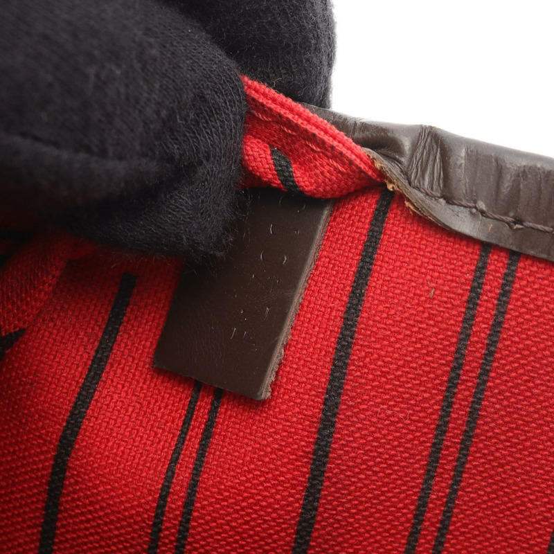 路易威登 Neverfull GM 單肩手提包 N51106 Damier 帆布 Ebene 二手 LV-4