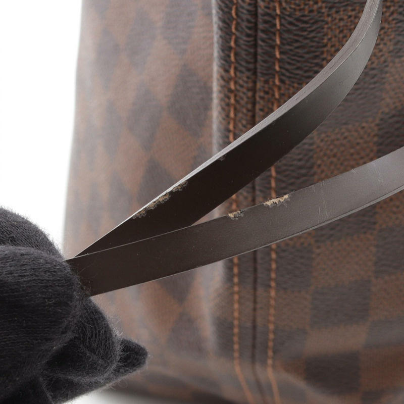 路易威登 Neverfull GM 單肩手提包 N51106 Damier 帆布 Ebene 二手 LV-7