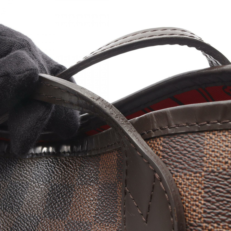 路易威登 Neverfull GM 單肩手提包 N51106 Damier 帆布 Ebene 二手 LV-8