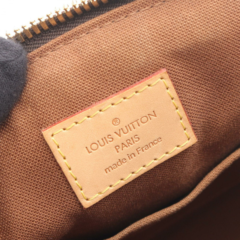 路易威登 Tivoli PM 手提包 M40143 Monogram 帆布皮革棕色二手女士-3