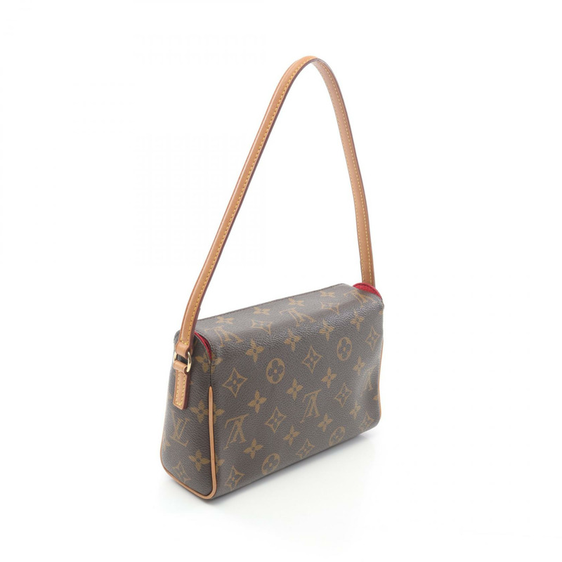 路易威登 Recital 單肩手提包 M51900 Monogram 帆布棕色二手女士-1