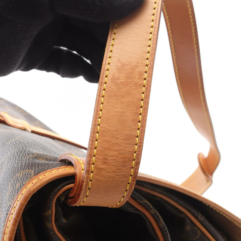 路易威登 Samuel 35 斜背單肩包 M42254 Monogram 帆布 二手 女士-12