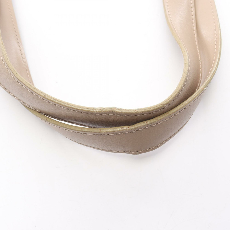 香奈兒新款旅行系列 MM 手袋 A15991 皮革尼龍帆布 米色 金色五金 二手-6