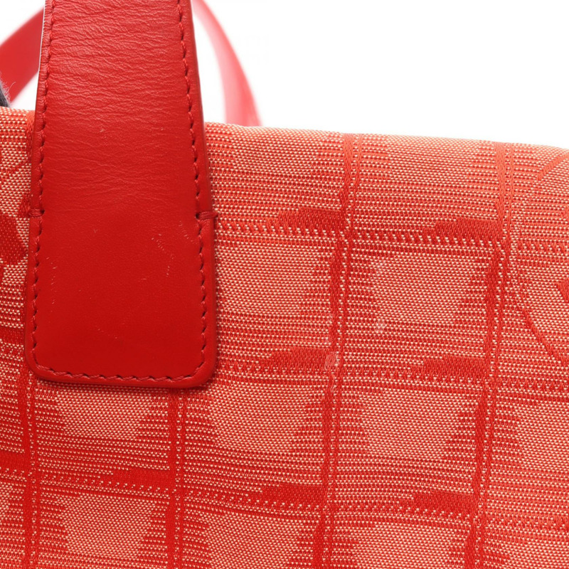 香奈兒新款旅行系列 MM 手袋 A15991 皮革尼龍帆布 紅色 SHW 二手-7