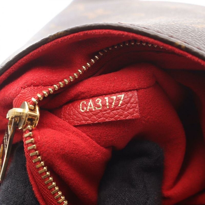 路易威登 Saint Placide 鏈條單肩背包 M43713 Monogram 皮革 Cerise LV-4