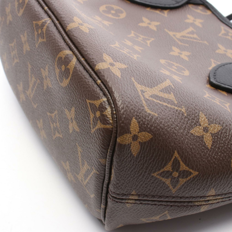 路易威登 Neverfull Inside Out BB 手提包 M12099 Monogram 帆布 棕色 二手-5