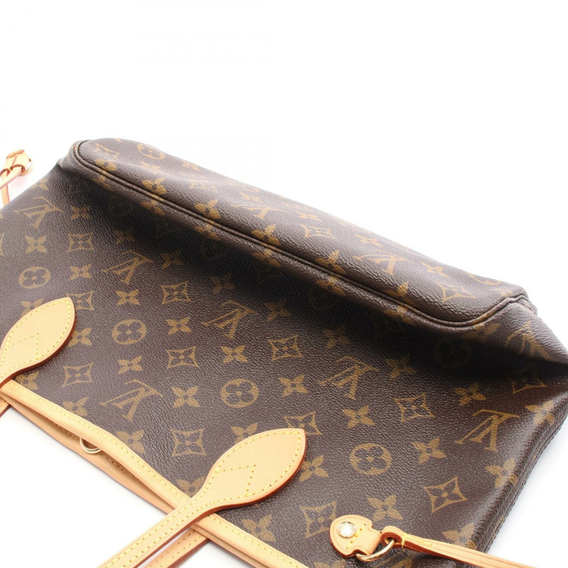 路易威登 Neverfull PM 手提包 M40155 Monogram 帆布皮革棕色二手 LV-5