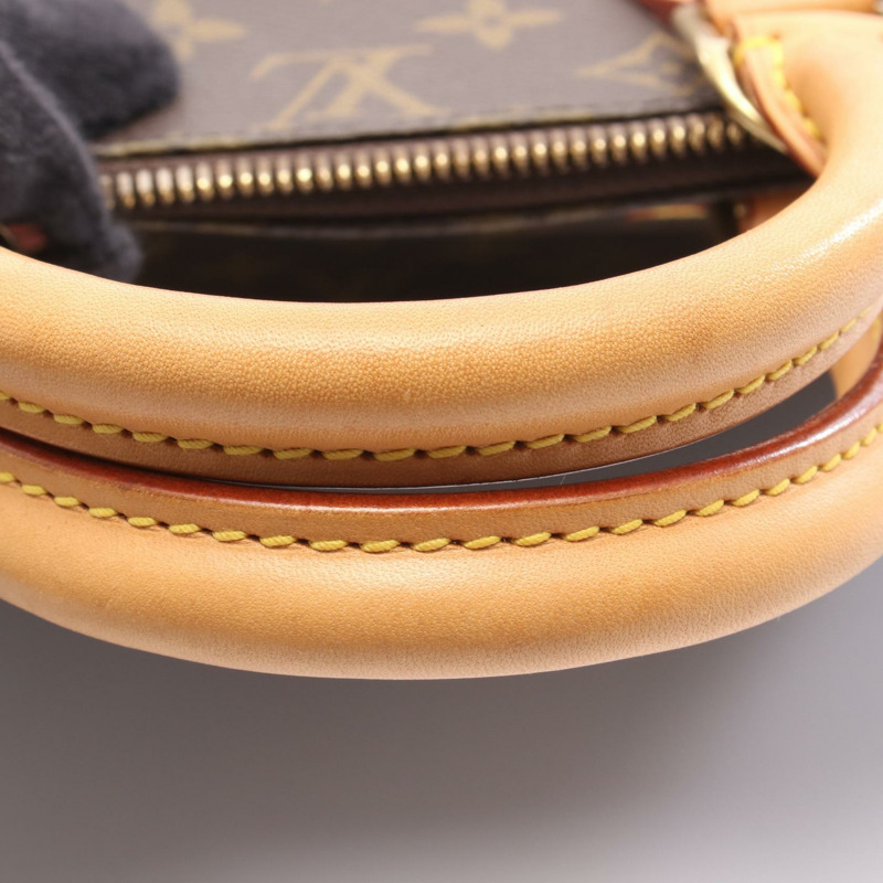 路易威登 Alma PM 手提包 M51130 Monogram 帆布皮革棕色二手 LV-9