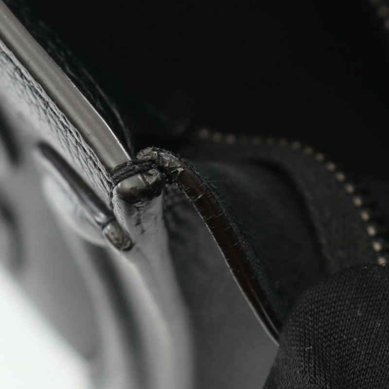 CELINE Luggage Nano Shopper 單肩斜背包 189243 黑色皮革 二手-4