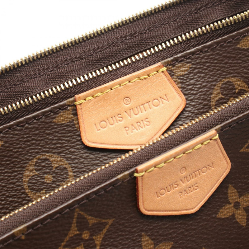 路易威登 多口袋配件單肩包 M44813 Monogram 卡其色 LV-5