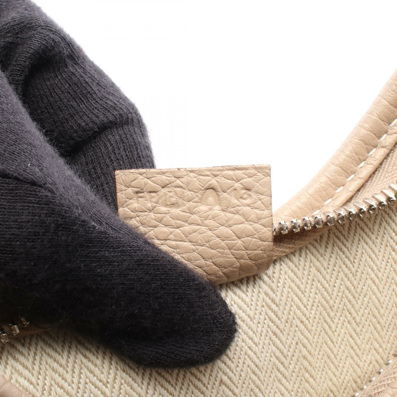 愛馬仕 Masai Cut 32 單肩包,Clemence 皮革,Gris tourterelle 灰色,二手,帶五金配件-4