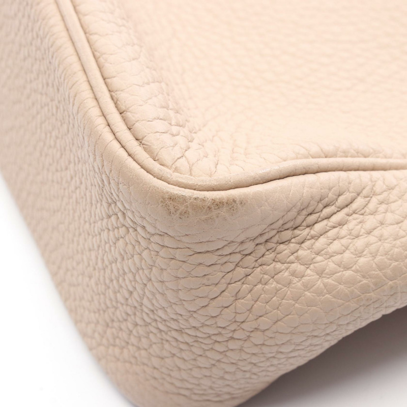 愛馬仕 Masai Cut 32 單肩包,Clemence 皮革,Gris tourterelle 灰色,二手,帶五金配件-5