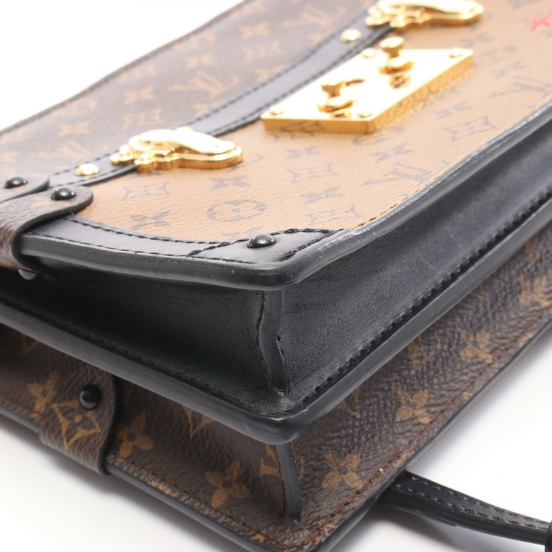 路易威登 Trunk 手拿包鏈條斜背包 M43596 Monogram Reverse-4