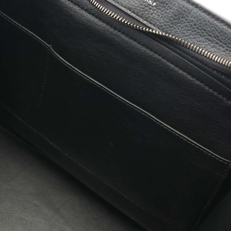 CELINE Trapeze 中型單肩手提包 169543 黑色麂皮皮革 二手 女士-7