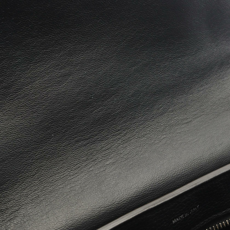 CELINE Trapeze 中型單肩手提包 169543 黑色麂皮皮革 二手 女士-8