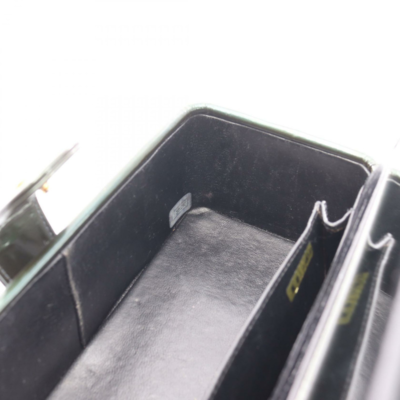 香奈兒 Matelasse 手提包,漆皮,綠色,金色五金,二手,女士-8