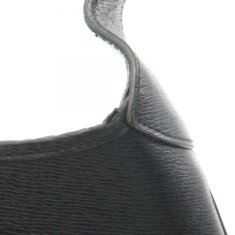 GUCCI Bamboo Kandinsky 單肩包 001 4061 黑色皮革 二手 女士-5