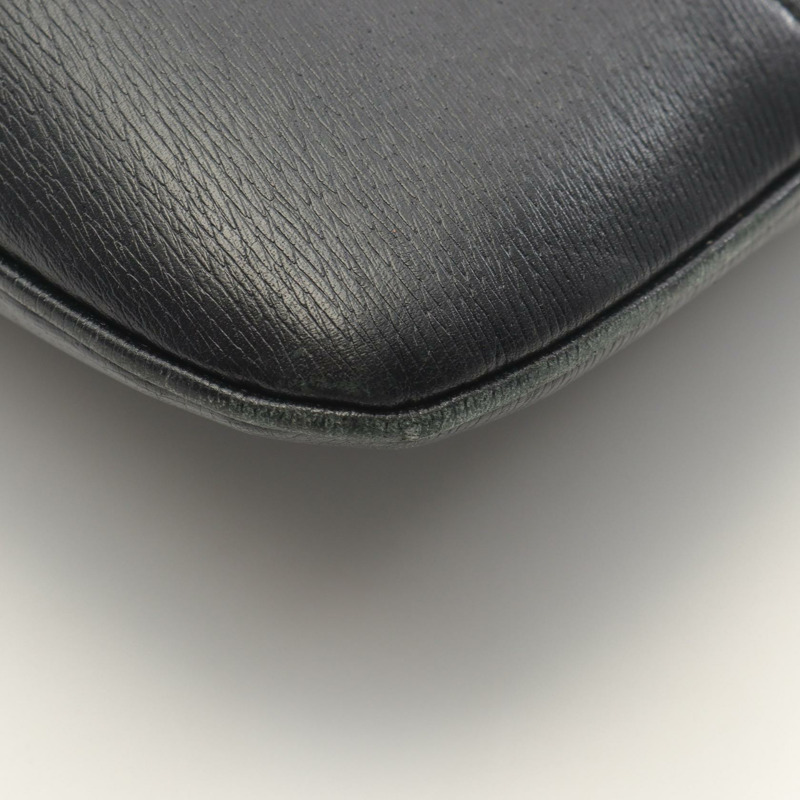 GUCCI Bamboo Kandinsky 單肩包 001 4061 黑色皮革 二手 女士-7