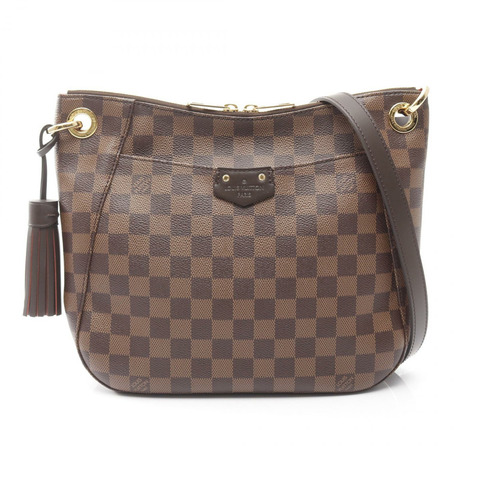 路易威登 South Bank 斜背單肩包 N42230 Damier 帆布棕色 Ebene