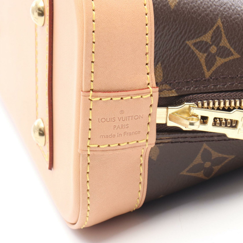 路易威登 ALMA BB Monogram 帆布皮革單背包 M53152 二手 LV-3