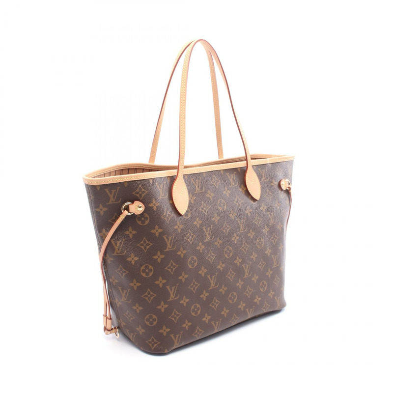 路易威登 Neverfull MM 手提包 M46975 Monogram 帆布皮革棕色二手 LV-1