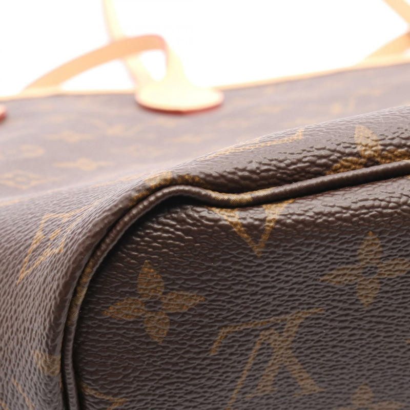 路易威登 Neverfull MM 手提包 M46975 Monogram 帆布皮革棕色二手 LV-4