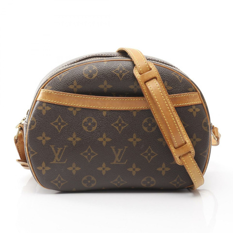 路易威登 Blois 斜背單肩包 M51221 Monogram 帆布 棕色 二手 LV