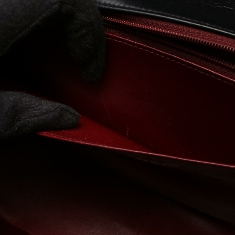 香奈兒 Jumbo Matelasse 34 鏈條肩背包 A01094 羊皮 黑色 二手 金色五金-7