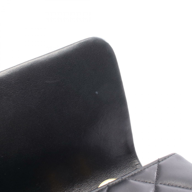 香奈兒 Jumbo Matelasse 34 鏈條肩背包 A01094 羊皮 黑色 二手 金色五金-8