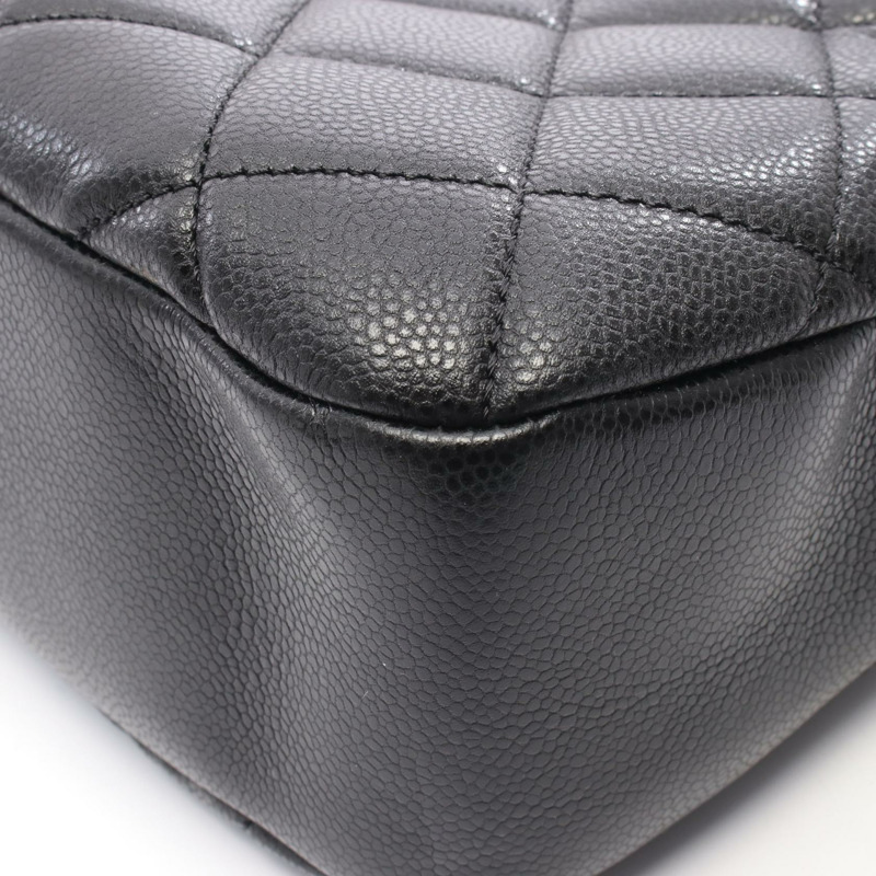 香奈兒 (CHANEL) Matelasse 鏈條肩背手提包 A67294 小牛皮黑色 SHW 二手女士-8