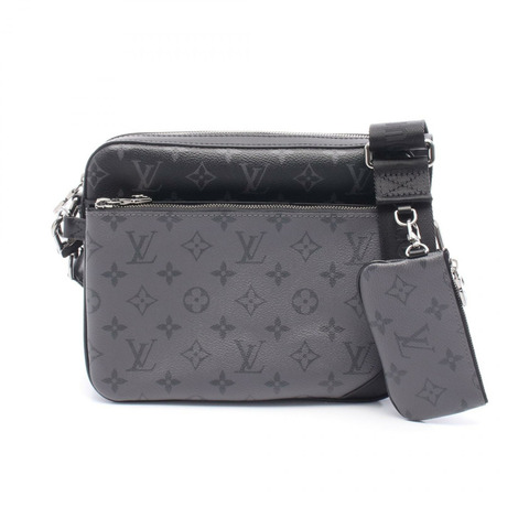 路易威登 Trio Messenger 肩背包 M69443 Monogram Eclipse 黑色灰色