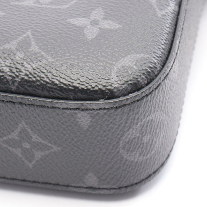 路易威登 Trio Messenger 肩背包 M69443 Monogram Eclipse 黑色灰色-4