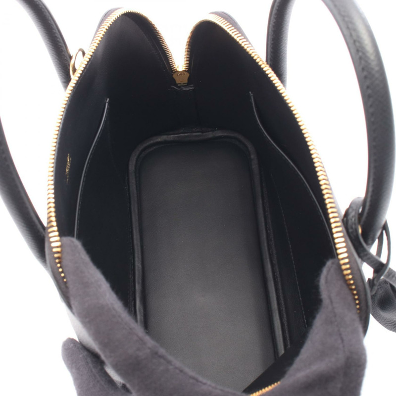 愛馬仕 Bolide1923 25 兩用單肩背包,Epsom 皮革,黑色,金色五金,二手-2