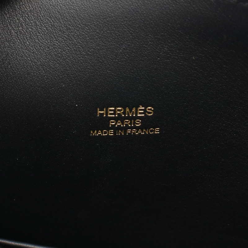 愛馬仕 Bolide1923 25 兩用單肩背包,Epsom 皮革,黑色,金色五金,二手-3