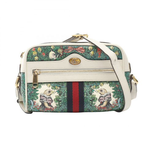 GUCCI Yuko Higuchi Ophidia 單肩斜背包 517350 帆布皮革二手