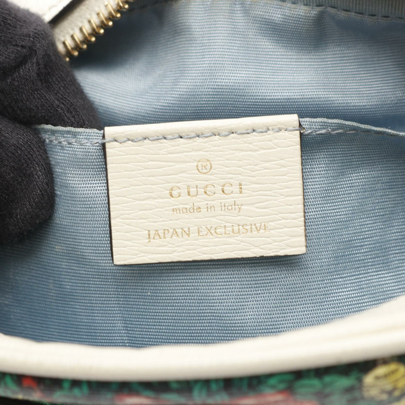 GUCCI Yuko Higuchi Ophidia 單肩斜背包 517350 帆布皮革二手-3