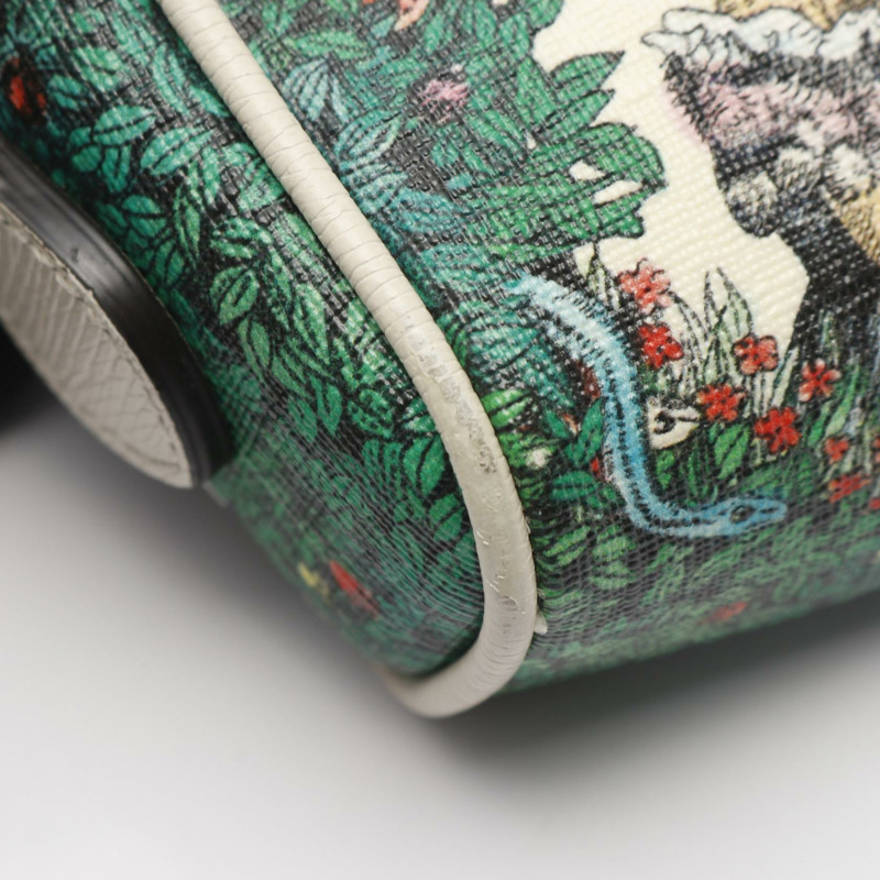 GUCCI Yuko Higuchi Ophidia 單肩斜背包 517350 帆布皮革二手-6